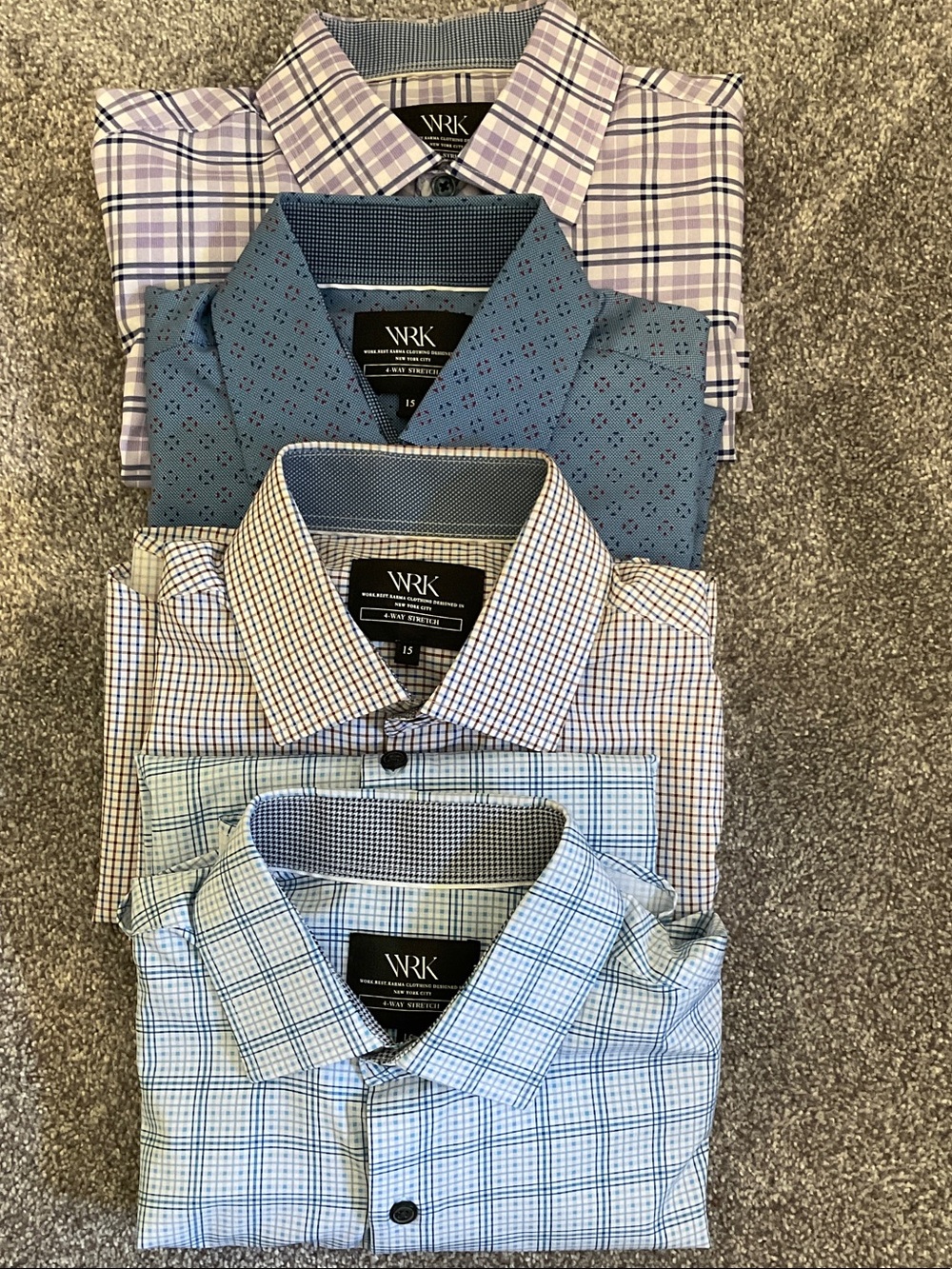 WRK lot of FOUR shirts!!!